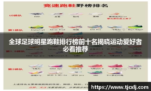 全球足球明星跑鞋排行榜前十名揭晓运动爱好者必看推荐